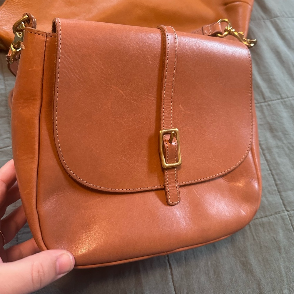 EUC Clare V Louis Bag, Tan
